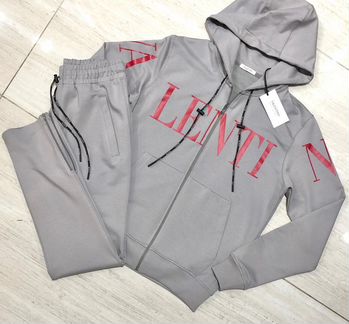 Valentino спортивный костюм с красным логотипом се