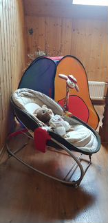 Люлька-баунсер Tiny Love 3в1 и детская палатка