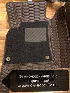 3D Коврики премиум качества из Эко-Кожи