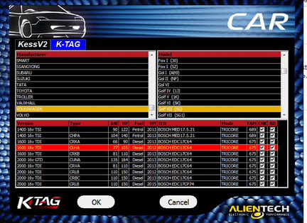 Программатор для чиптюнинга Ktag F.W. 7.020/ктаг
