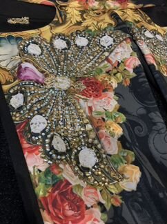 Брюки со стразами