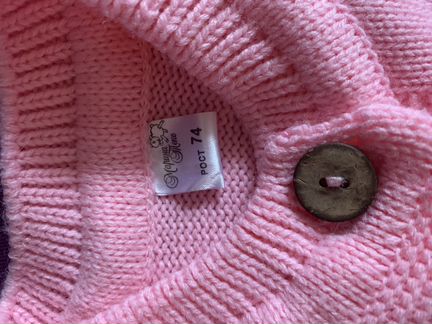 Комбинезон вязаный р 74