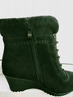 П/сапожки зимние новые натуральная замш и мех 37 р