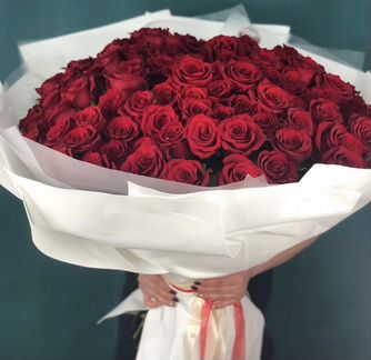 101 роза 80 см