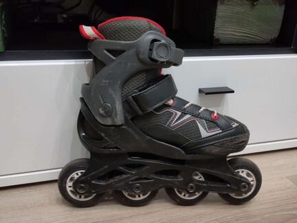 Ролики детские oxelo раздвижные черные 29-32 разме