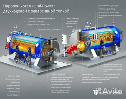 Паровой котел 3500 (дизель)