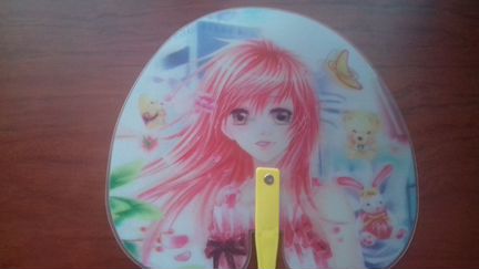 Веер переливающийся