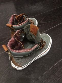 Новые кеды для мальчика кожа Vans