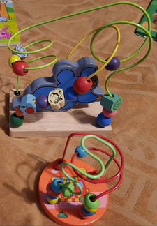 Деревянные развивающие игрушки, пазл