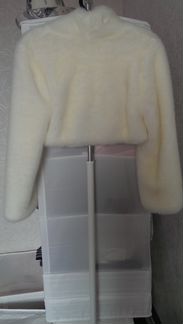 Меховая свадебная шубка