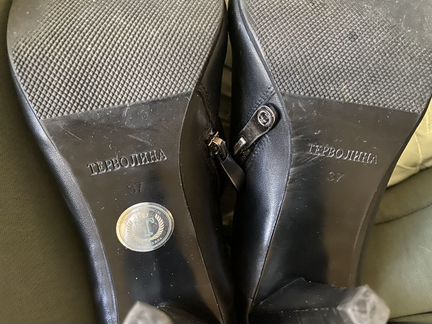 Ботильоны р.37 кожаные Терволина