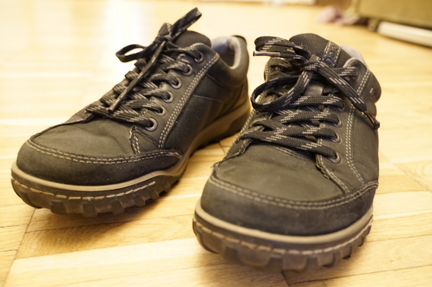 Зимние кожаные ботинки Ecco