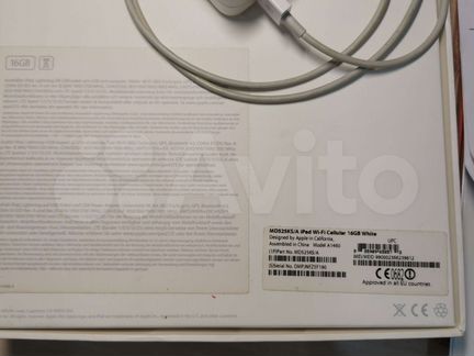 Планшет apple iPad 4 celluar модель A1460