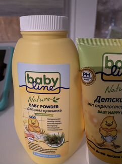BabyLine Nature Детский шампунь, крем и присыпка