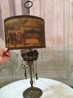 Лампа настольная сваечная 18 - начало 19 века