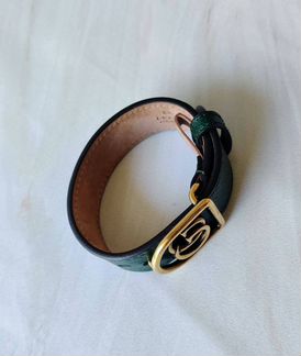 Кожаный браслет Gucci
