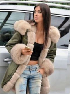 Парка с мехом