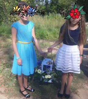 Праздничное платье, блузка и юбка 134