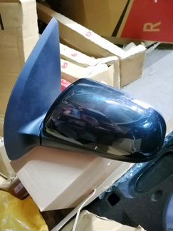 Зеркало левое Chevrolet Aveo Т-250 чёрный металлик