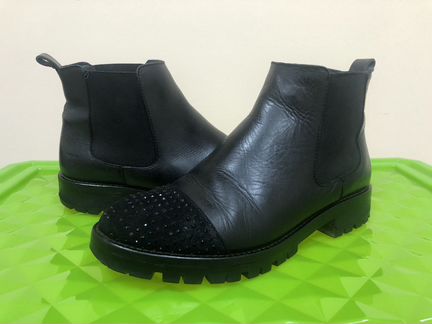 Полусапоги Trussardi. Италия. 40 р. Кожа. Еврозима