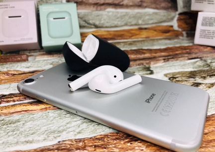 AirPods 2 оригинал 1в1 новые люкс