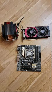 Intel i5-6500, msi gtx 960 4 gb Asus b-150m plus