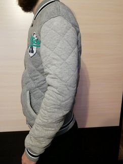 Бомбер серый