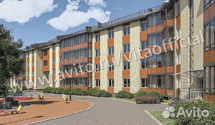 2-к квартира, 56.1 м², 2/4 эт.