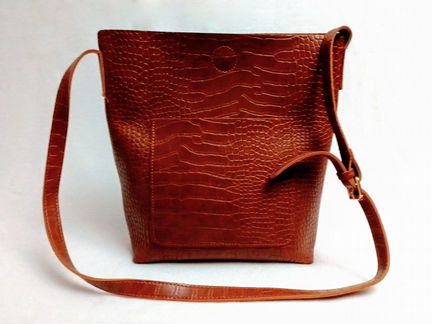 Шоппер, рыжая сумка, новая