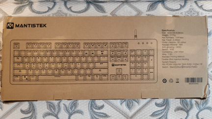 Механическая клавиатура MantisTek Blue Switch