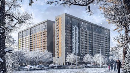 1-к апартаменты, 32.8 м², 16/17 эт.