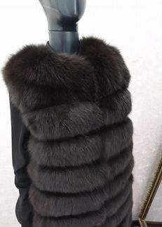 Шуба из песца