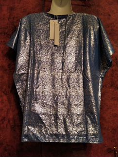 Новая кофточка с серебристым напылением