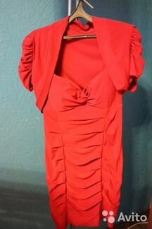 Коктейльное платье с болеро в идеальном состоянии