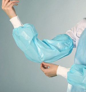 Нарукавники одноразовые из ламинированного спанбон