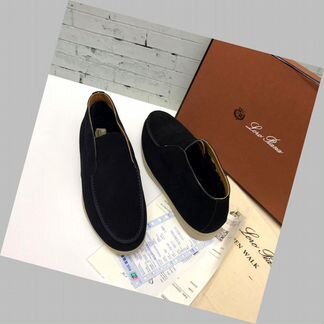 Лоферы с мехом Loro Piana