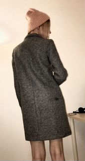 Пальто zara шерсть
