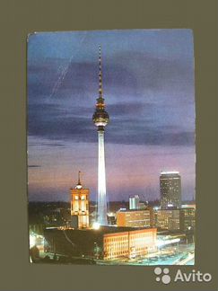 Открытки видовые из гдр прошлый век 2 штуки