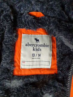Тёплая куртка бомбер Abercrombie для мальчика