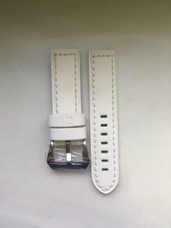 Ремень для часов белый Mario Notti 22 мм