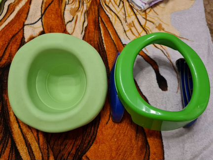 Складной дорожный горшок Potette Plus с силиконово