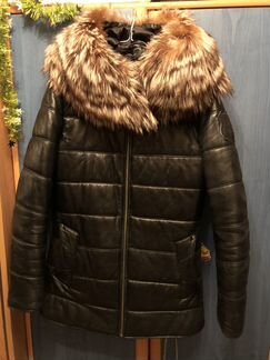 Куртка кожаная осень-зима