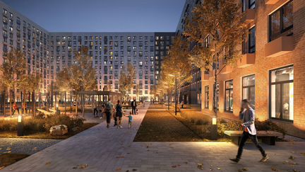 1-к квартира, 41.5 м², 13/30 эт.