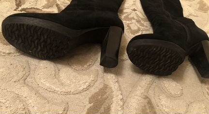 Сапоги нат.замша. Еврозима