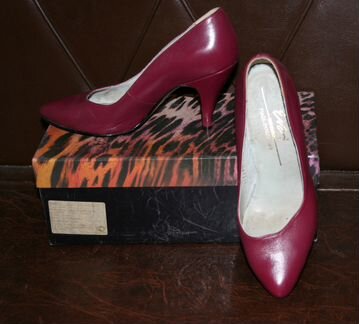 Туфли кожа винтаж импорт 33-34 разм