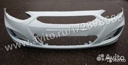 Бампер передний в Цвет Hyundai Solaris (2011-2014)