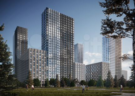 2-к квартира, 51 м², 6/30 эт.