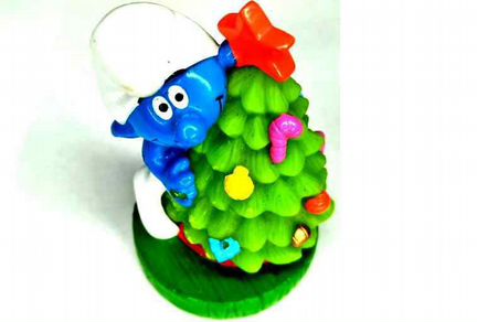 Игрушка резиновая Бруссель 20век Смурфик Голландия