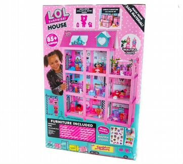 Дом для кукол лол(lol) 9 комнат и 85 сюрпризов