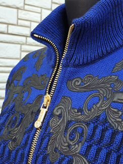 Джемпер (кофта, кардиган) мужской versace на молни